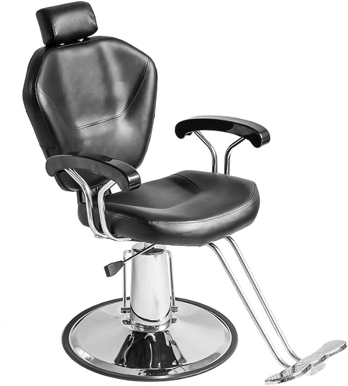 Sillón Peluquero Hidráulico Platinum