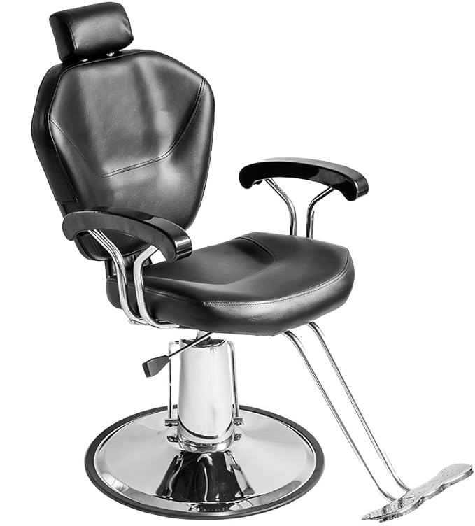 Sillón Peluquero Hidráulico Platinum